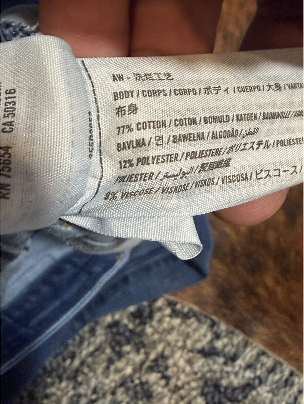 Hollister Jeans Women 1 Long High Rise Vintage Flare Dark Bellbottom Y2K 25x34 - Picture 5 of 7